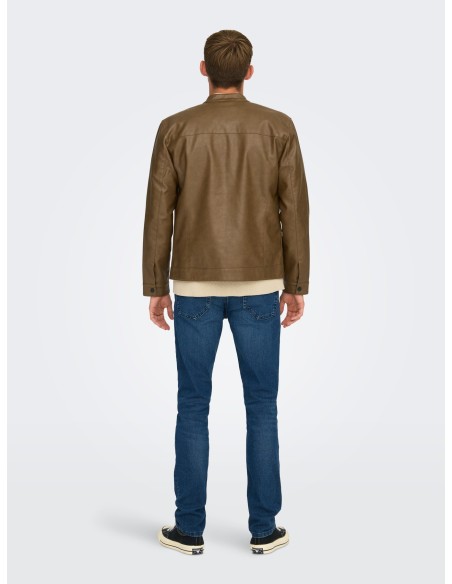 CAZADORA POLIPIEL ONSMIKE PU RACER JACKET OTW NOOS Monks Robe