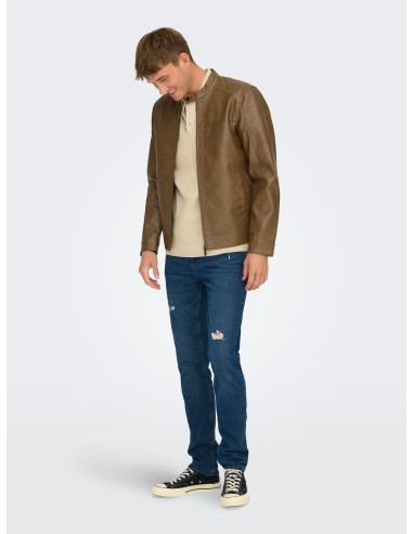 CAZADORA POLIPIEL ONSMIKE PU RACER JACKET OTW NOOS Monks Robe