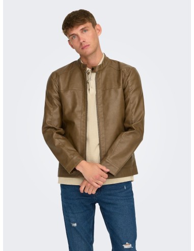 CAZADORA POLIPIEL ONSMIKE PU RACER JACKET OTW NOOS Monks Robe