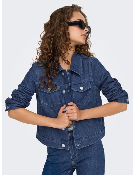 CAZADORA VAQUERA ONLRILLO L/S JACKET AKM DNM Dark Blue Denim