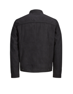 CHAQUETA DE PIEL JJEROCKY JACKET NOOS Jet Black Fake suede 2