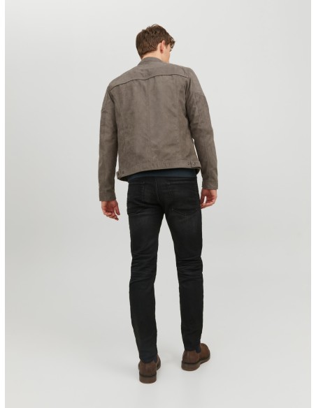 CHAQUETA DE PIEL JJEROCKY JACKET NOOS Falcon Fake suede