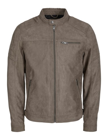 CHAQUETA DE PIEL JJEROCKY JACKET NOOS Falcon Fake suede