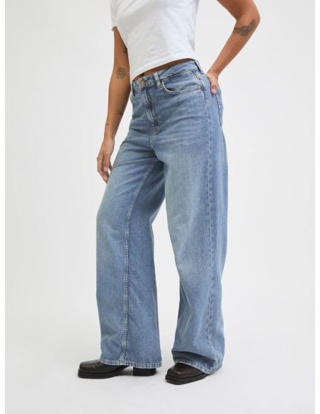 PANTALON VAQUERO JXTOKYO WIDE HW JEANS R6078 DNM NOOS Light Blue Denim