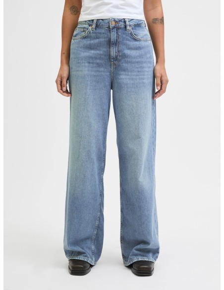 PANTALON VAQUERO JXTOKYO WIDE HW JEANS R6078 DNM NOOS Light Blue Denim