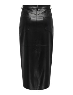 FALDA LARGA POLIPIEL ONLVERONA FAUX LEATHER LONG SKIRT CC OTW Black 2