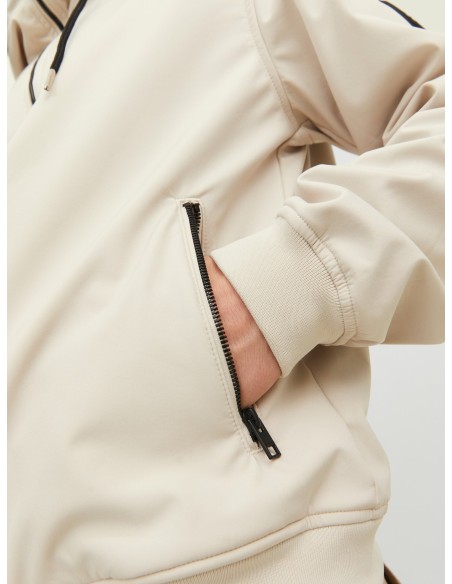 CAZADORA JJEBASIC SOFTSHELL HOOD NOOS Moonbeam