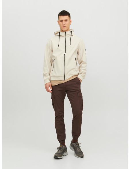 CAZADORA JJEBASIC SOFTSHELL HOOD NOOS Moonbeam
