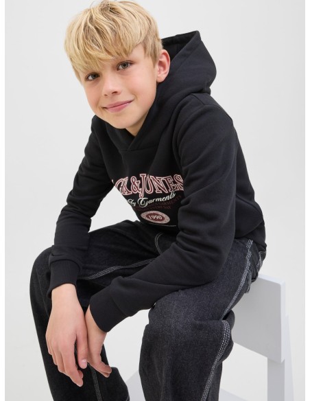 SUDADERA NIÑO JJARI BRANDING SWEAT HOOD JNR Black