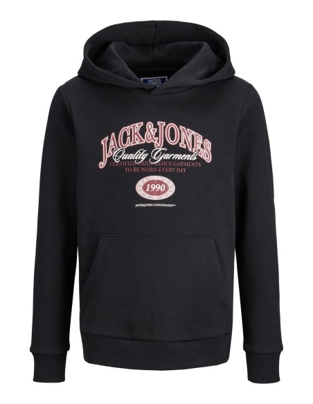 SUDADERA NIÑO JJARI BRANDING SWEAT HOOD JNR Black