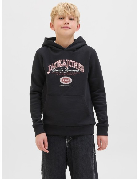 SUDADERA NIÑO JJARI BRANDING SWEAT HOOD JNR Black
