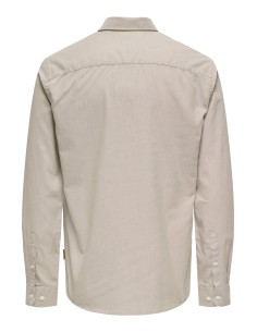 CAMISA ONSALVARO SLIM LS OXFORD SHIRT NOOS FRML Chinchilla 2