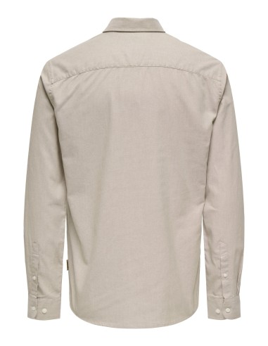 CAMISA ONSALVARO SLIM LS OXFORD SHIRT NOOS FRML Chinchilla