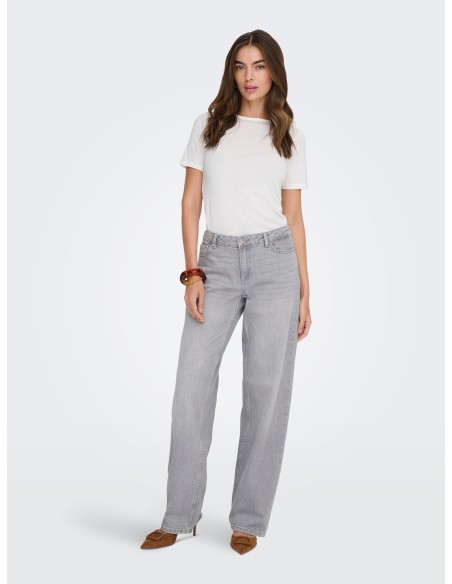 PANTALON VAQUERO JDYKATIE LW STR LG 1005 DNM NOOS Light Grey Denim