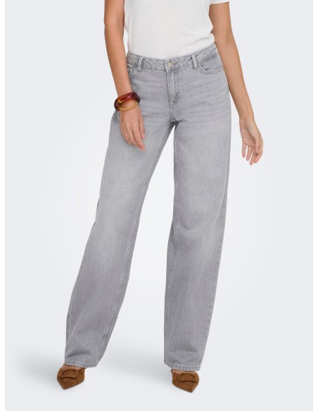 PANTALON VAQUERO JDYKATIE LW STR LG 1005 DNM NOOS Light Grey Denim