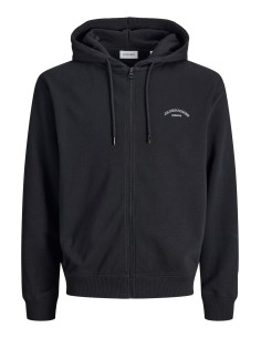SUDADERA JJCOLLEGE LOGO SWEAT ZIP HOOD Black
