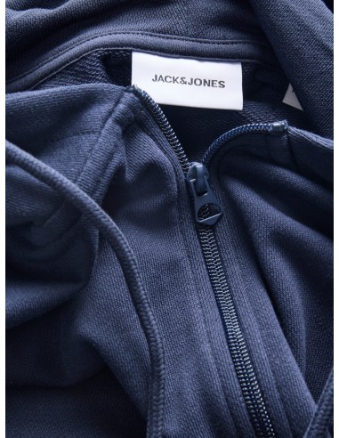 SUDADERA JJCOLLEGE LOGO SWEAT ZIP HOOD Navy Blazer