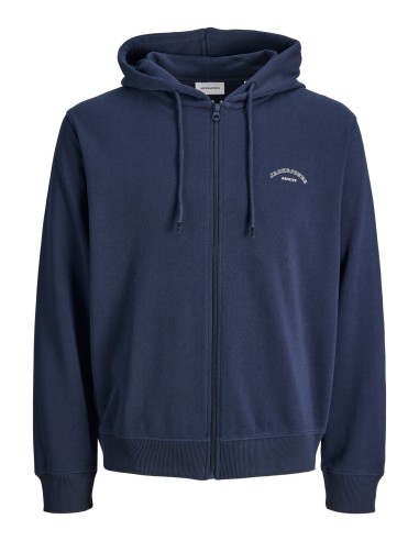 SUDADERA JJCOLLEGE LOGO SWEAT ZIP HOOD Navy Blazer