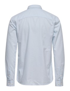CAMISA ONSALVARO SLIM LS OXFORD STRIPE SHIRT Bright White BLUE FOG 2