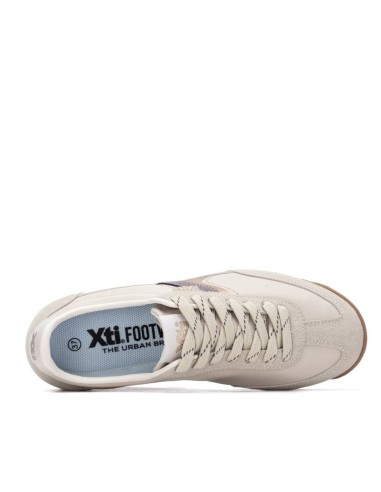 Zapatilla de mujer plano Xti 145090 Beige