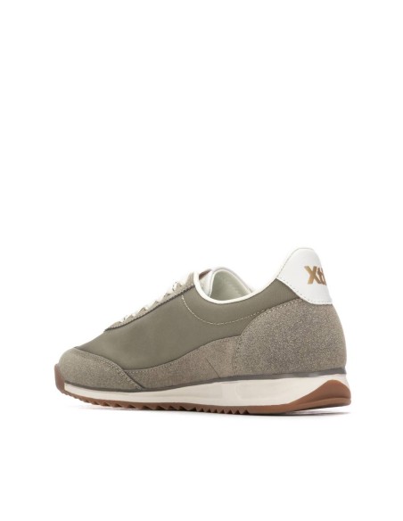 Zapatilla de mujer plano Xti 145090 Kaki
