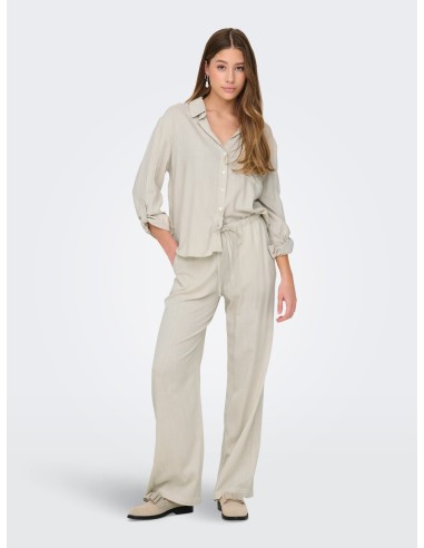 JDYCAYA LINEN MW PANT WVN NOOS Moonbeam