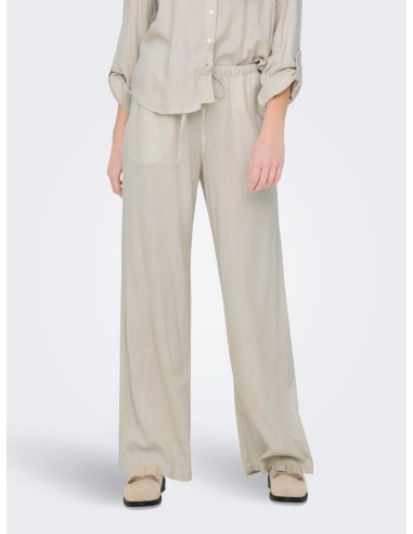 JDYCAYA LINEN MW PANT WVN NOOS Moonbeam
