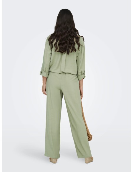 JDYCAYA LINEN MW PANT WVN NOOS Laurel Oak