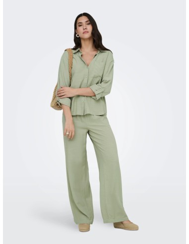 JDYCAYA LINEN MW PANT WVN NOOS Laurel Oak