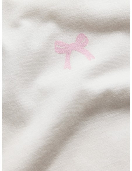 CAMISETA JXSUTTON PRINT BOXY SS TEE JRS Cloud Dancer BOW