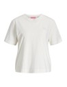 CAMISETA JXSUTTON PRINT BOXY SS TEE JRS Cloud Dancer BOW