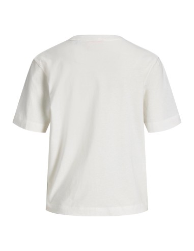 CAMISETA JXSUTTON PRINT BOXY SS TEE JRS Cloud Dancer BOW