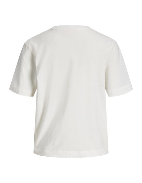 CAMISETA JXSUTTON PRINT BOXY SS TEE JRS Cloud Dancer BOW