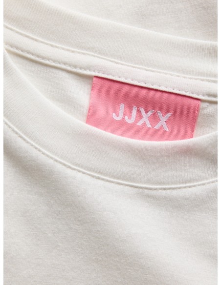 CAMISETA JXSUTTON PRINT BOXY SS TEE JRS Cloud Dancer HEART W. WINGS