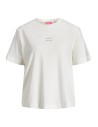 CAMISETA JXSUTTON PRINT BOXY SS TEE JRS Cloud Dancer MOODS OF LIFE