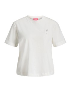 CAMISETA JXSUTTON PRINT BOXY SS TEE JRS Cloud Dancer LET GO!
