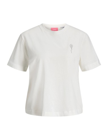CAMISETA JXSUTTON PRINT BOXY SS TEE JRS Cloud Dancer LET GO!