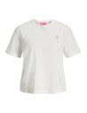 CAMISETA JXSUTTON PRINT BOXY SS TEE JRS Cloud Dancer LET GO!