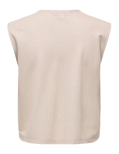 ONLSAKURA SL SHORT TIE TOP WVN Chateau Gray 2