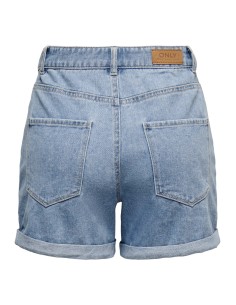 ONLVEGA HW MOM DNM SHORTS NOOS Light Blue Denim 2