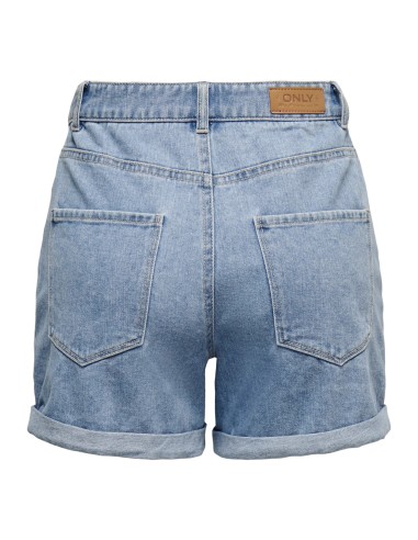 ONLVEGA HW MOM DNM SHORTS NOOS Light Blue Denim