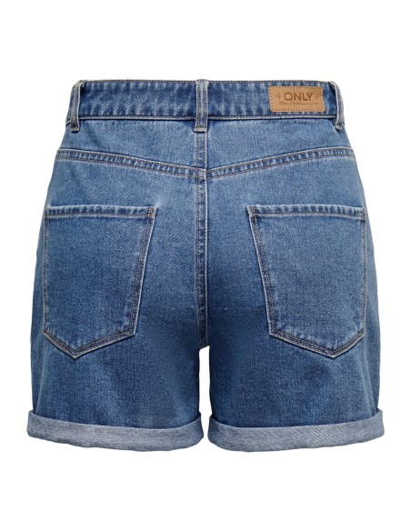 ONLVEGA HW MOM DNM SHORTS NOOS Medium Blue Denim