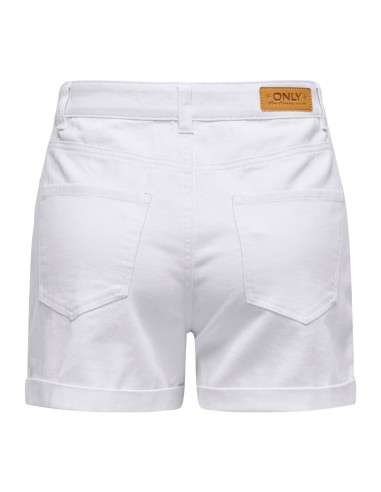 ONLVEGA HW MOM DNM SHORTS NOOS White Denim
