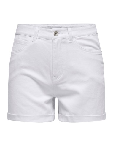 ONLVEGA HW MOM DNM SHORTS NOOS White Denim