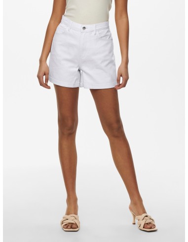 ONLVEGA HW MOM DNM SHORTS NOOS White Denim