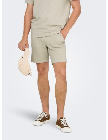 ONSKIAN LIFE STRAIGHT SEERS. SHORTS NOOS Silver Lining