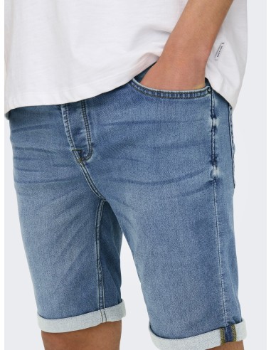 BERMUDAS VAQUERAS ONSPLY JOG MB 8584 PIM DNM SHORTS NOOS Blue Denim