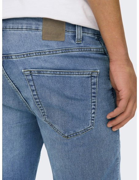 BERMUDAS VAQUERAS ONSPLY JOG MB 8584 PIM DNM SHORTS NOOS Blue Denim
