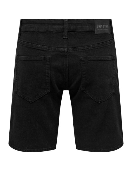 BERMUDAS VAQUERA ONSWEFT BOX PIM DNM SHORTS Black/Negro