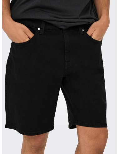 BERMUDAS VAQUERA ONSWEFT BOX PIM DNM SHORTS Black/Negro